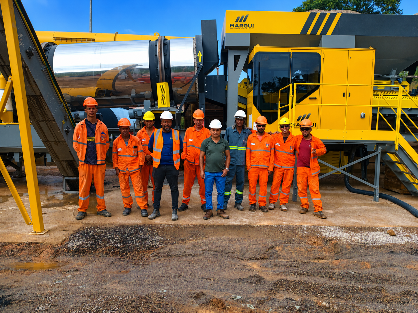 Equipe da Usina Sinarco